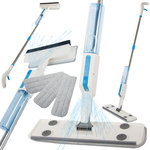 Flat mop mit spray spray fensterwachser 3x pads 2in1