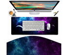 Gaming desk pad xxl cosmos stars 90x40 thick mousepad