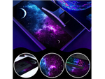 Gaming desk pad xxl cosmos stars 90x40 thick mousepad