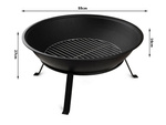 Gartenherd grosser schürhakenständer grill grillfeuer 55 kessel