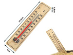 Holzhaus-thermometer aussen innen