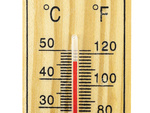 Holzhaus-thermometer aussen innen