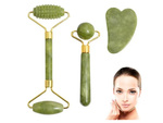 Jade gesichtsmassagegerät roller set