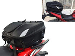 Motorradrucksack motorradhelm wasserdichte tasche gepäckträgersitz 2in1