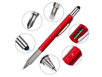 Multifunktionsstift schraubendreher multitool 6in1 wasserwaage clip