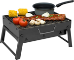 Reisegrill tragbar klappbar koffer holzkohle camping bbq