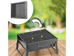 Reisegrill tragbar klappbar koffer holzkohle camping bbq