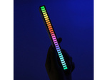 Usb leds sound response mehrfarbig neon rgb led streifen blinkt 18 modi