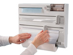 Wandmontierter papierhandtuchspender 5in1