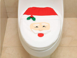 Weihnachtsset badezimmer michael teppich toilettensitzbezug