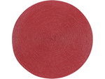 Round plate placemat kitchen plaid table mat burgundy