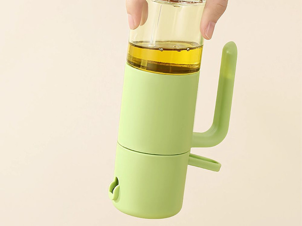 Oil, olive oil and vinegar spray dispenser, 210 ml glass spray bottle