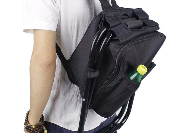 Angelstuhl mit rucksack falttasche 3in1