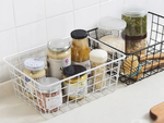 Loft wire basket loft metal organiser for kitchen for fruit roomy