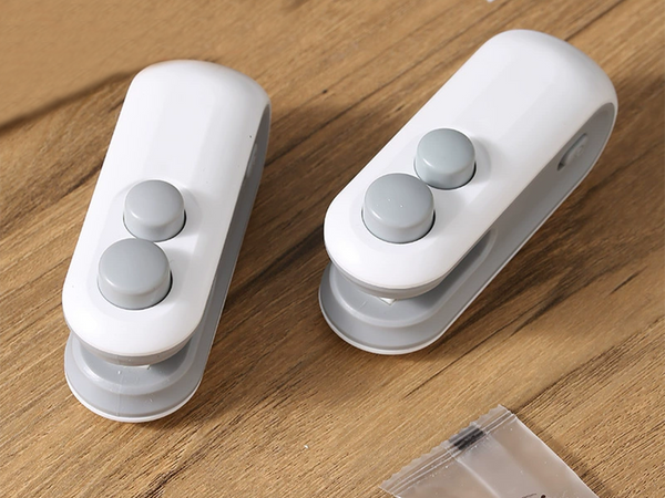 Selladora abridor de láminas inalámbrico con usb y imán 2 en 1