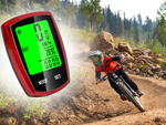 Contador de bicicleta inalámbrico velocímetro lcd