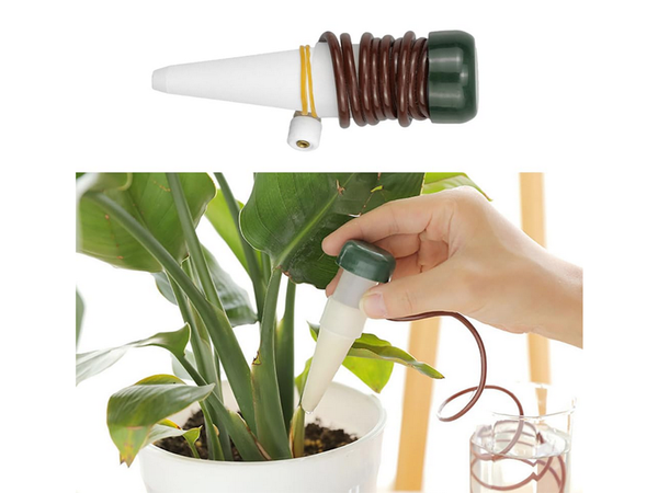 Système d'irrigation pour pots de fleurs 2 x distributeur
