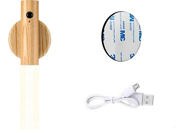 Led lempa šiltas sieninis šviestuvas su judesio detektoriumi sieninis magnetas