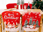 Chair back cover christmas decoration christmas decoration decoration