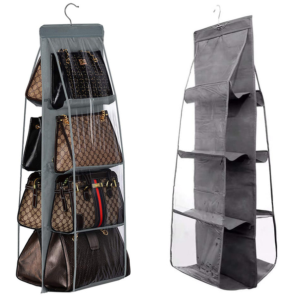 Wardrobe organiser for handbags hanger