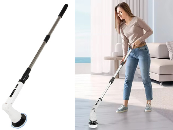 Električna vrteča ščetka za čiščenje pločevin mop set brezžični