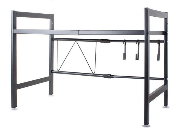 Mikroviļņu krāsns regulējams virtuves plaukts