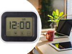 Elektronska ura digitalna budilka lcd alarmni zaslon stoječi alarm