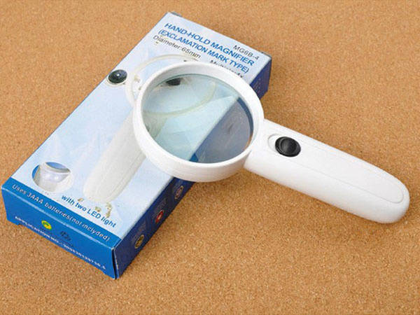 Reading lump 3x sighting glass