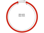 Obroża świecąca led dla psa i kota wodoodprna regulowana regulacja 47cm usb