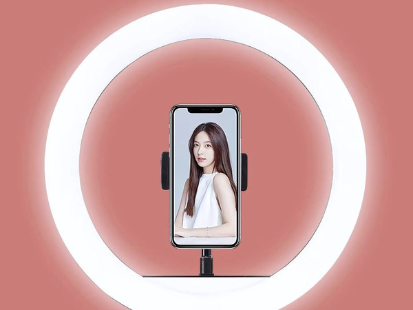 Led ring light + phone holder + tripod 100cm 3 shades