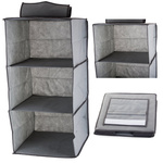 Organizador de armario estante colgante con 3 estantes 60cm