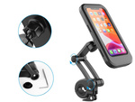 Porte-téléphone pour vélo étanche verrouillable rotatif 360