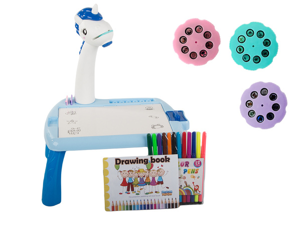 Retroproyector mesa de dibujo pizarra blanca rotuladores para niños rotuladores
