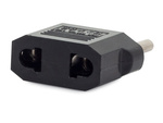 Adaptador de clavija adaptador de polaco a toma universal 125v - 250v 6a
