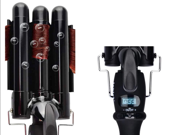 Plancha rizadora ondas rizos ceramica