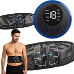 Electroestimulador de músculos abdominales cinturón de entrenamiento ems masajista abdominal modos
