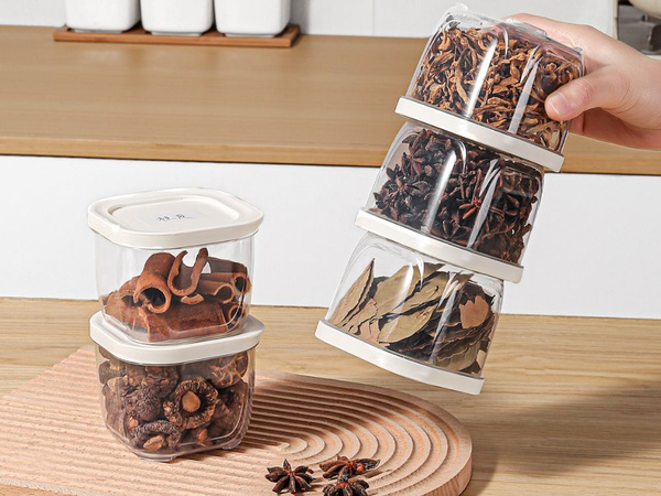 Lebensmittelbehälter mit deckel hermetischer organiser für die küche 500 ml 0,5 l