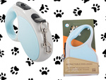 Laisse automatique 5m pour chien jusqu'à 15kg avec cadenas strong long