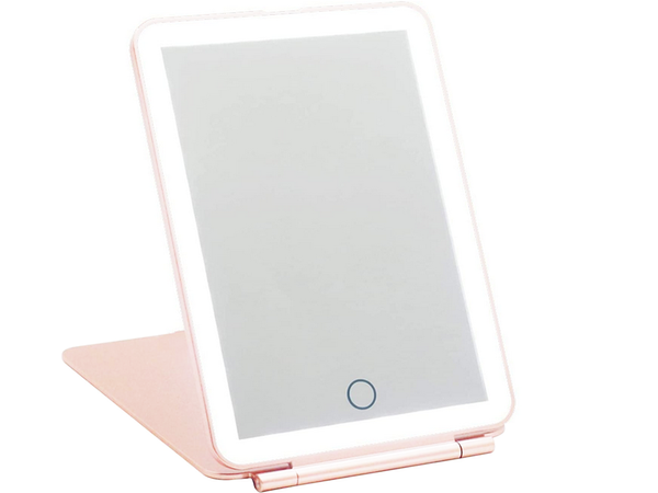 Led megvilágított smink tükör összecsukható utazótükör