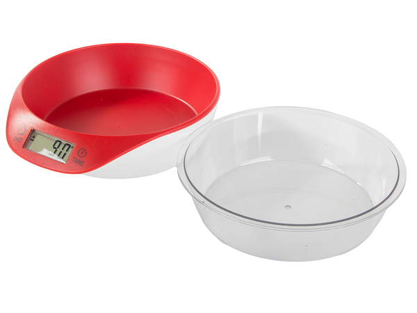 Electronic kitchen waiter with removable bowl 5kg/1g digital precisional scale