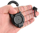 KEY RING RETRACTOR ROPE WITH BELT CARABINER RETRACTOR