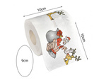 Šventinis tualetinis popierius holivudo juokingas wc