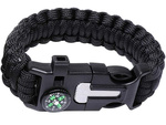 Zapestnica za preživetje zapestnica 5v1 kompas flint vrv nož paracord vrv