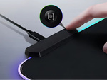 Mängupadi valgustatud rgb xxl 90x40 hiire all klaviatuur usb