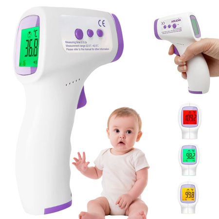 Bekontaktis infraraudonųjų spindulių termometras lcd elektroninis tikslus skaitmeninis