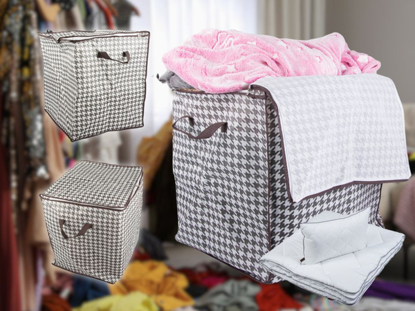 Wardrobe container fabric organiser linen clothes folding 100l