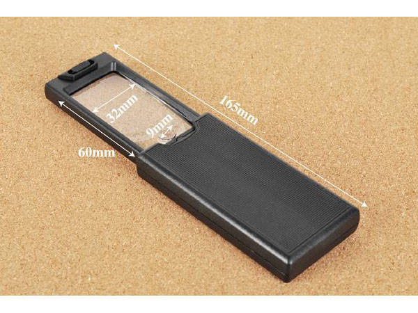 Led uv 45x extendable juveelluup, mis on laiendatud