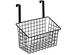 Basket metal door-hung organiser kitchen hanging shelf