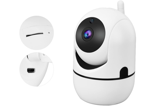 Ip kamera wifi elektronikus dada forgatható hd audio otthoni beltéri kamera