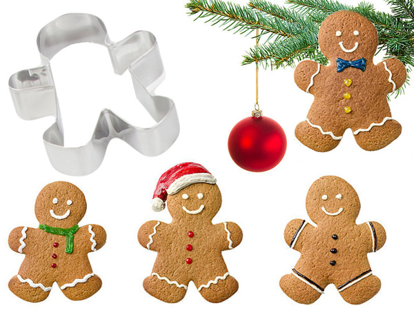 Emporte-pièces pour pain d'épice biscuits de noël 15 pcs. A cuire